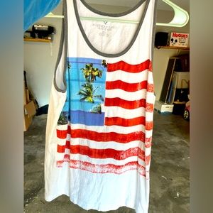 American Eagle American Flag Men’s Tank